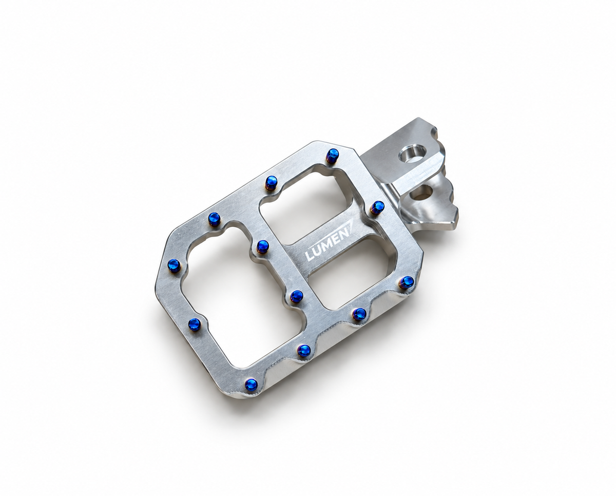 Lumen Racing Titanium Wide Pegs