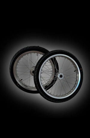 Chrome Talaria XXX/MX3/MX4 Supermoto Wheel Set
